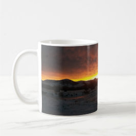 Caneca De Café Sunset Snow Mug