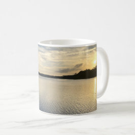 Caneca De Café Sunset Sobre Lago Wildcat