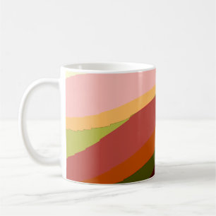 Caneca De Café Sunset Vibes Abstrato Art 206