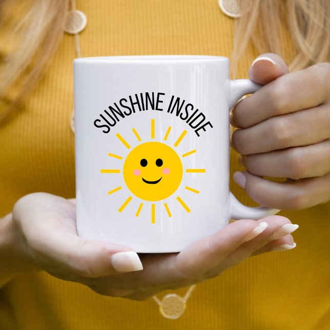 Caneca De Café Sunshine Dentro Mug (Criador carregado)