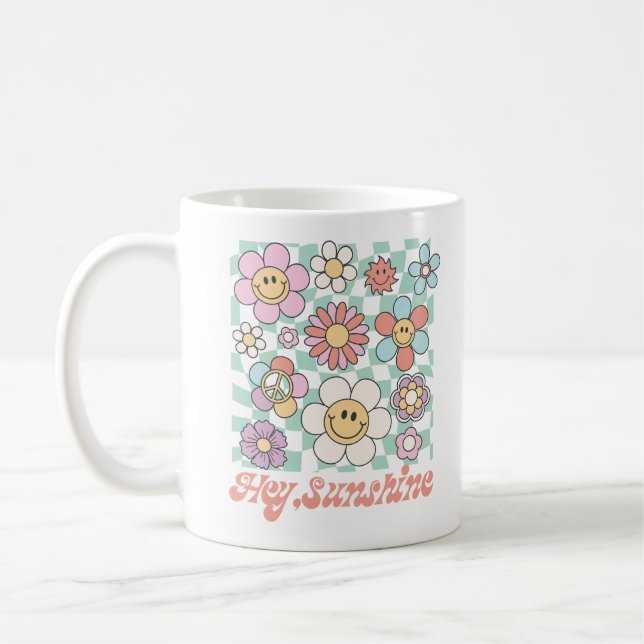 Caneca De Café Sunshine Floral Summer (Esquerda)