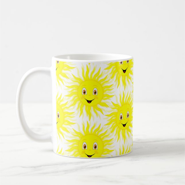 Caneca De Café Sunshine Pattern Baby (Esquerda)