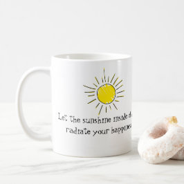 Caneca De Café Sunshine quote mug
