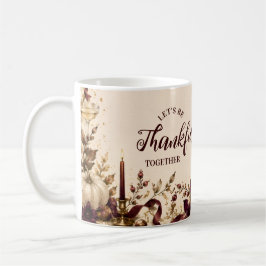 Caneca De Café Suntuosa Noite de Ação de Graças Opulenta