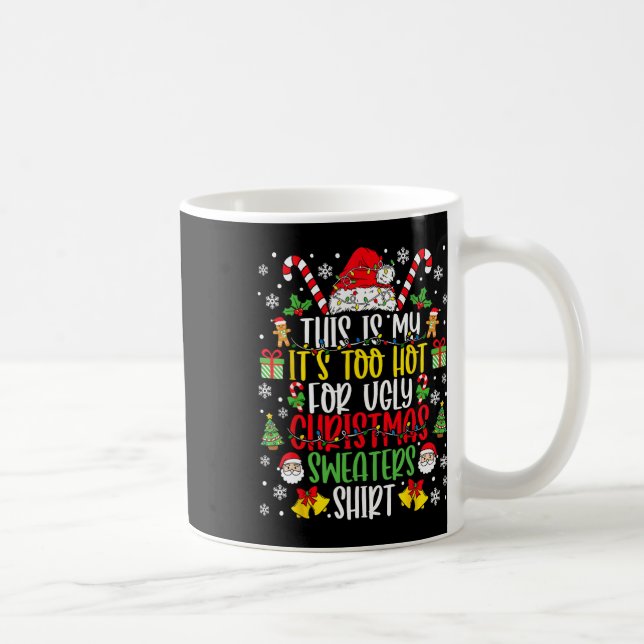 Caneca De Café Suores De Natal Muito Feios E Engraçados Homens De (Direita)