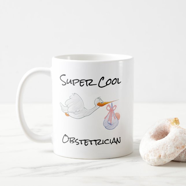 Caneca De Café SUPER Cool ObstetricianCoffee Mug (Com Donut)