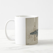 Caneca de café super do sabre F-100