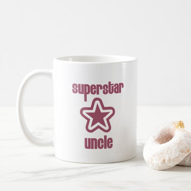 Caneca De Café Super-estrela Tio Mug (Com Donut)