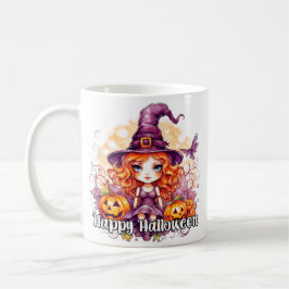 Caneca De Café Super Girly Witch | Feliz Dia das Bruxas