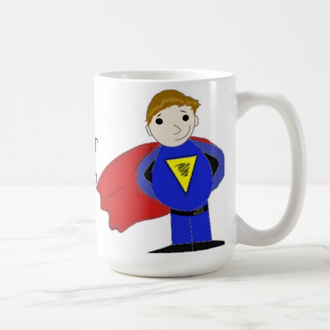 Caneca De Café Super Hero legal (Direita)