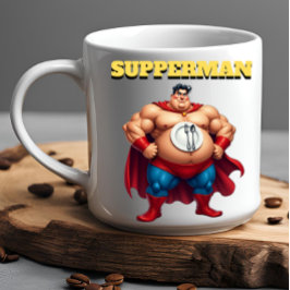 Caneca De Café Super Hero SUPPERMAN Funny Office Gift