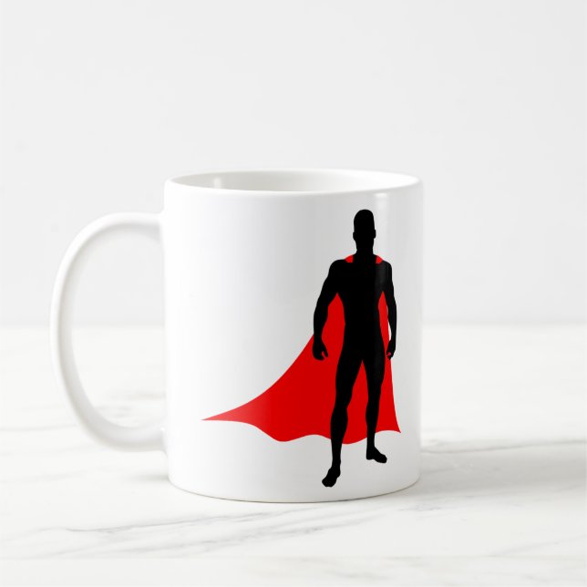 Caneca De Café Super Hero SUPPERMAN MAN DE FARINHA (Esquerda)