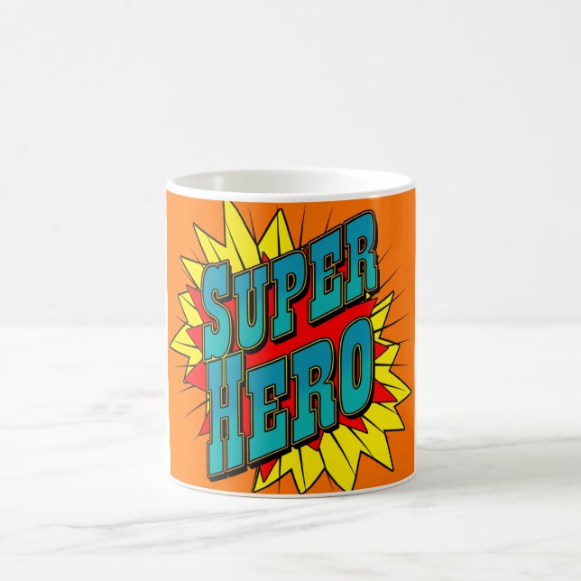 Caneca De Café Super-herói (Centro)