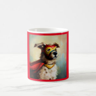 Caneca De Café Super-herói Canino