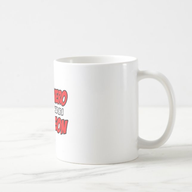 Caneca De Café Super-herói... cirurgião. (Direita)