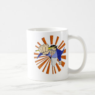Caneca De Café Super-herói com lápis