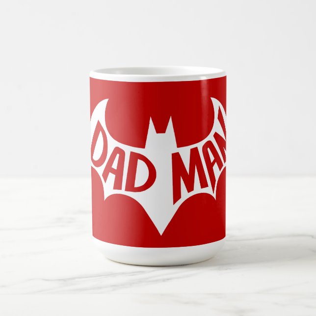Caneca De Café Super-herói Dadman (Centro)