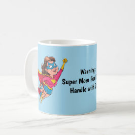 Caneca De Café Super Herói Mãe Personalizada