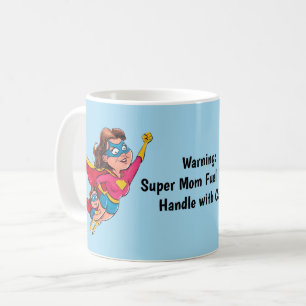 Caneca De Café Super Herói Mãe Personalizada