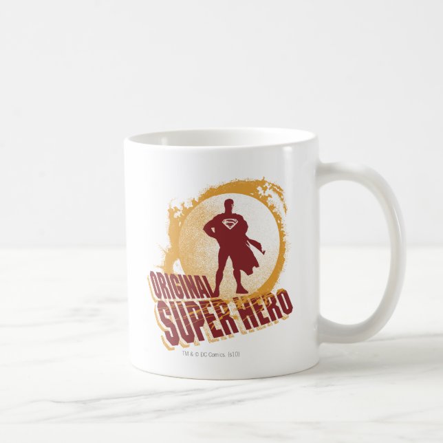 Caneca De Café Super-Herói Original (Direita)