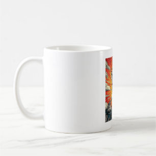 Caneca De Café Super-Herói Shiba - Cachorro de BD