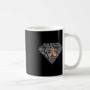 Caneca De Café Super-herói Sobrevivente de câncer da infância