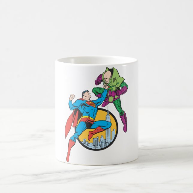 Caneca De Café Super-Homem luta Lex Luthor (Centro)