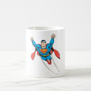 Caneca De Café Super-Homem Voa para a Frente
