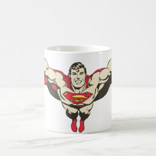 Caneca De Café Super-Homem Voa para a Frente