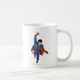 Caneca De Café Super-Homem Voando para a frente