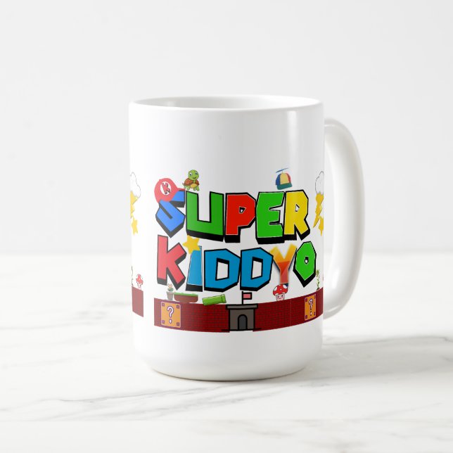 Caneca De Café Super Kid (Frente Esquerda)