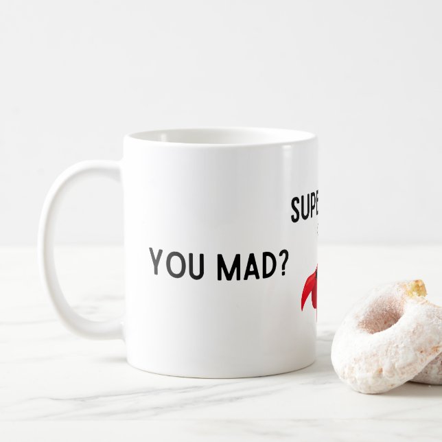 Caneca De Café Super Mad Mug (Com Donut)