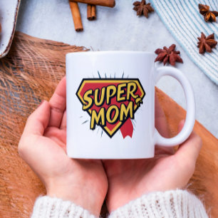 Caneca De Café Super Mãe