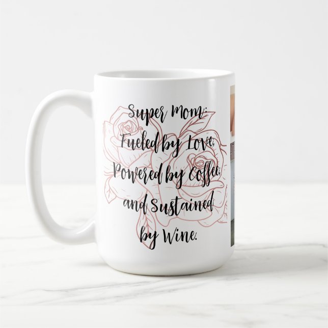 Caneca De Café Super Mãe Café Mug (Esquerda)