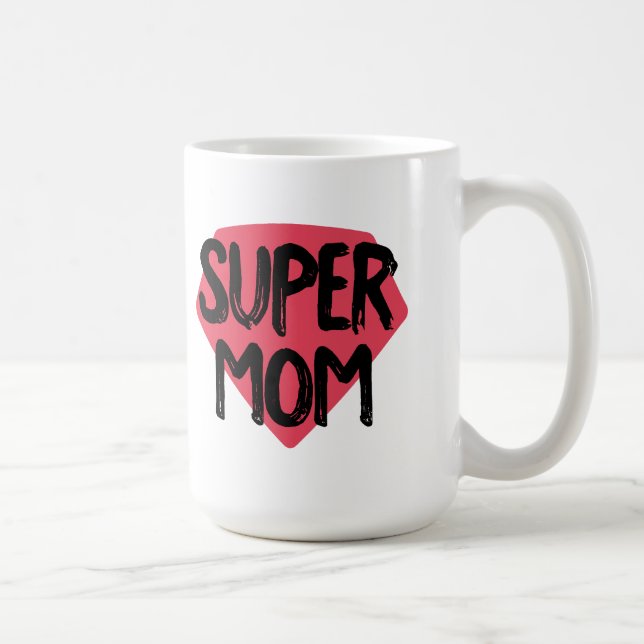 Caneca De Café Super Mãe Café Mug (Direita)