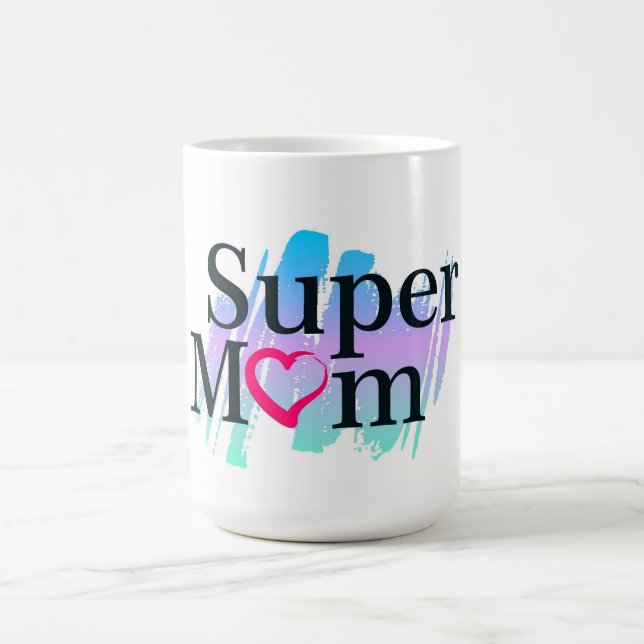 Caneca De Café Super Mãe Café Mug (Centro)