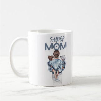 Caneca De Café Super Mãe Mug