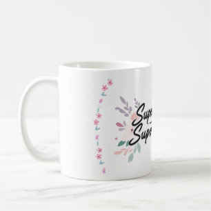 Caneca De Café "Super Mãe, Super Mulher", Elegante Coffee Mug