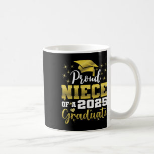 Caneca De Café Super Orgulhosa sobrinha De Formando Graduado 2025