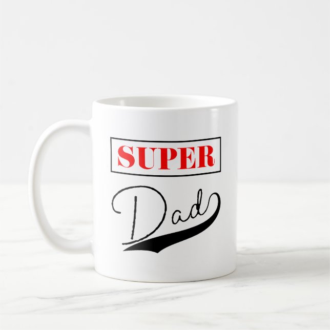 Caneca De Café Super Pai (Esquerda)