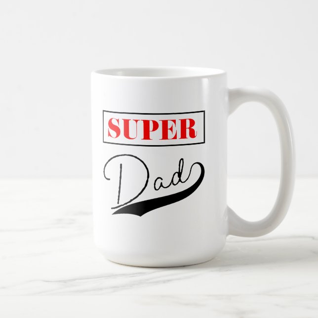 Caneca De Café Super Pai (Direita)