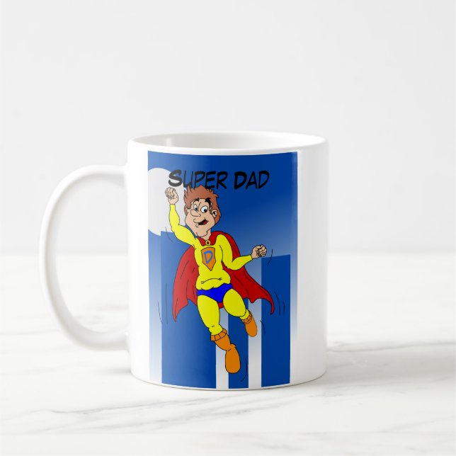 Caneca De Café Super Pai (Esquerda)