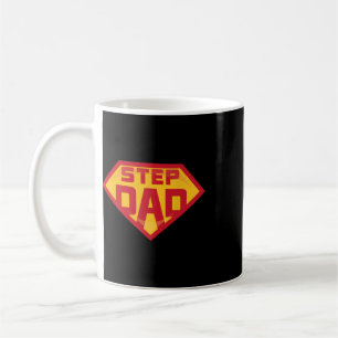 Caneca De Café Super Pai Adotivo Herói Engraçado Dia dos Pais Ani