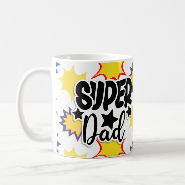 Caneca De Café Super Pai Mug (Esquerda)