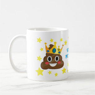 Caneca De Café Super Pooper, Rei Poo Mug