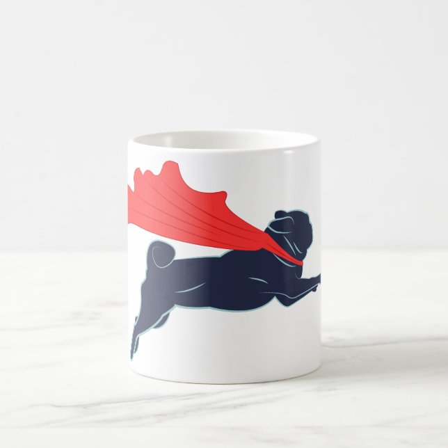 Caneca De Café Super Pug Café (Centro)