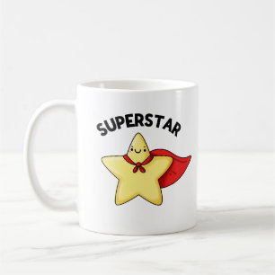 Caneca De Café Super Star Engraçado Astronomia Pun