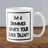 Super Talento Drummer. Coffee Mug