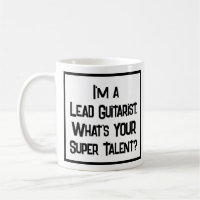 Super Talento Guitarista. Coffee Mug