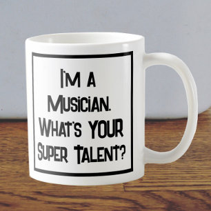 Caneca De Café Super Talento Musical. Coffee Mug